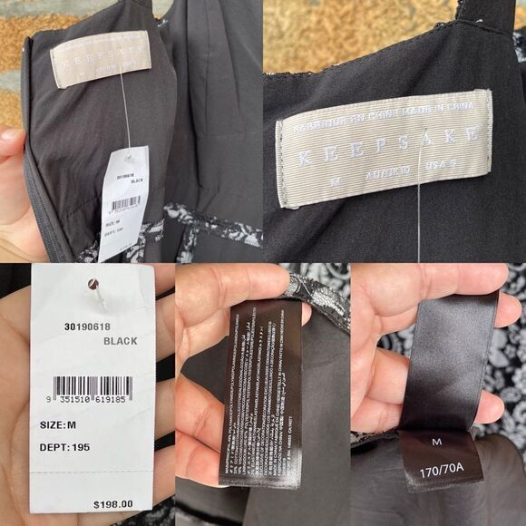 Keepsake The label  Lace Overlay Sleeveless Midi Dress medium - Picture 14 of 16